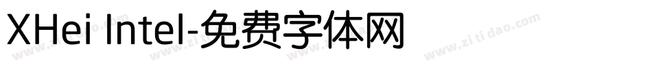 XHei Intel字体转换